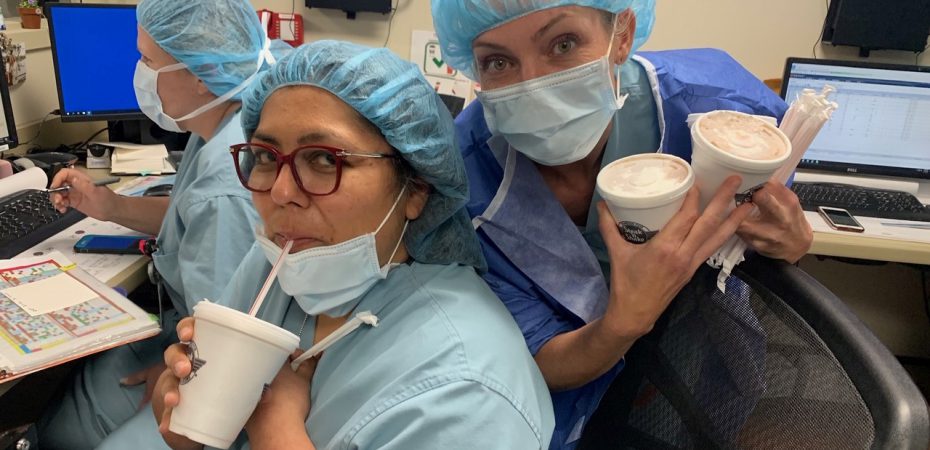 Local Nurses Receive Milkshake Donation Courtesy Of Pechanga For Nurses 